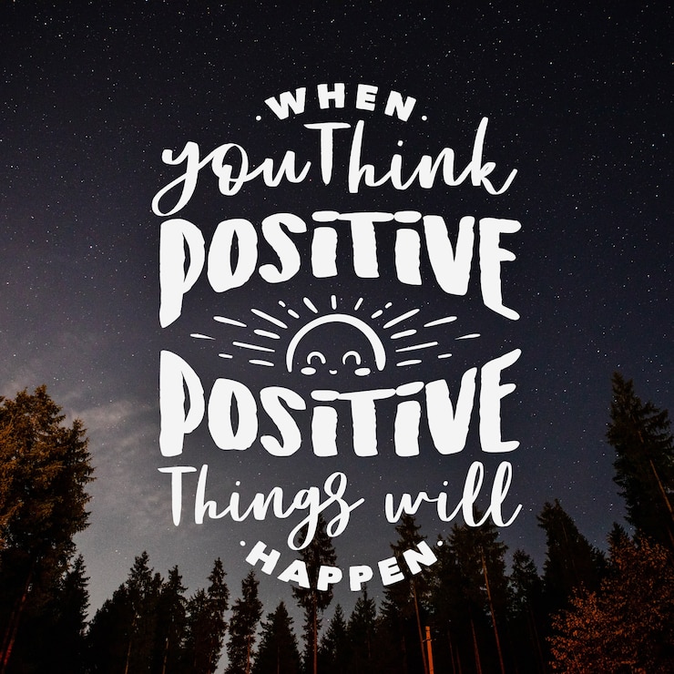 Gratis Vector positieve letters met foto
