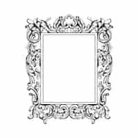 Gratis vector prachtig sierframe