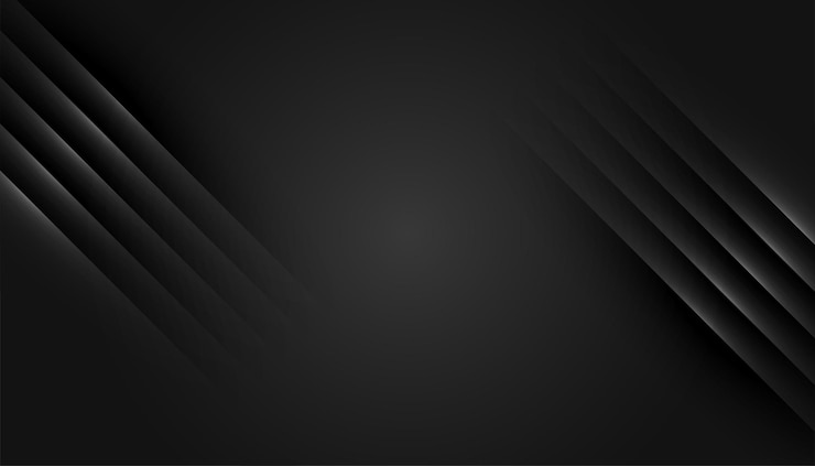 Gratis Vector premium donker zwart zakelijk behang met gestreepte lijnen