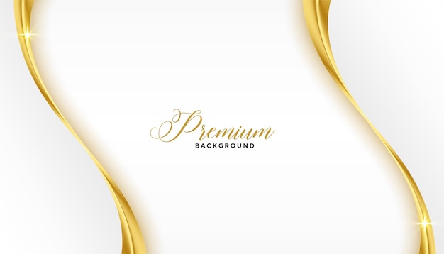 Premium gouden 3D-stijl luxe achtergrond