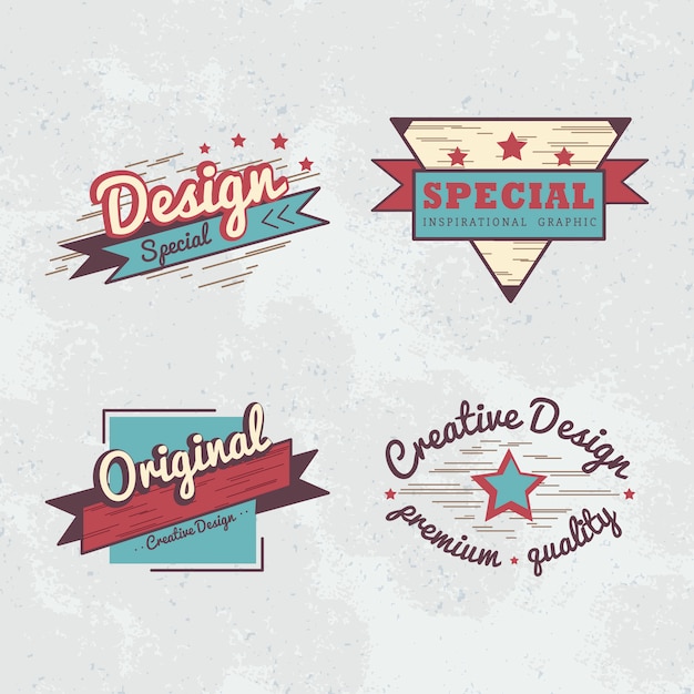 Premiumkwaliteit badge vector set