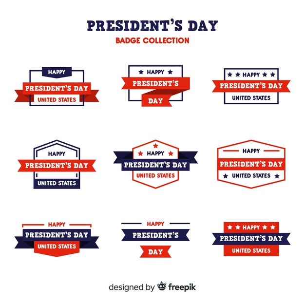 President&#39;s day labelverzameling