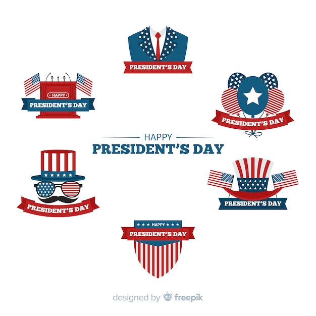 President&#39;s day labelverzameling