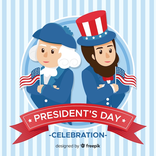 Gratis vector president's day