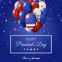 Gratis vector president's day