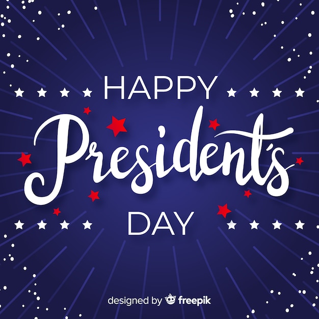 Gratis vector president's day