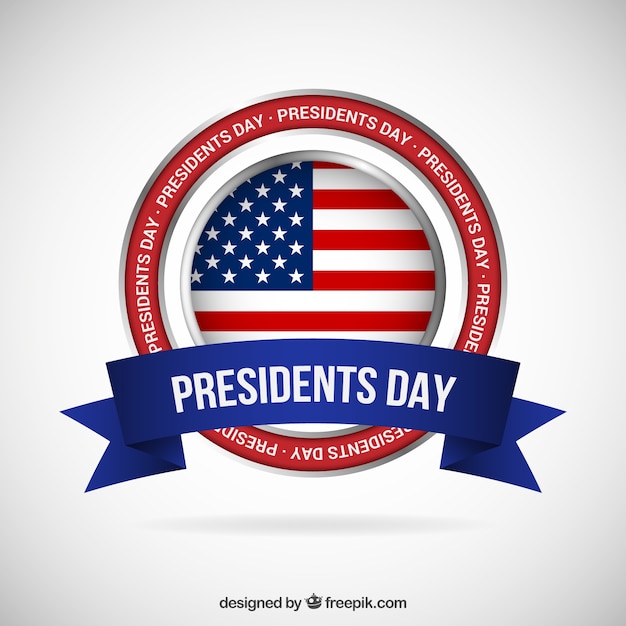 Gratis vector presidenten dagbanner