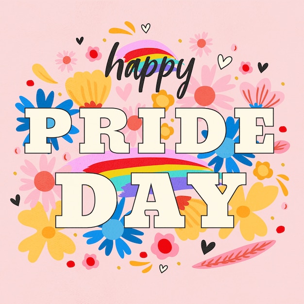 Pride day belettering