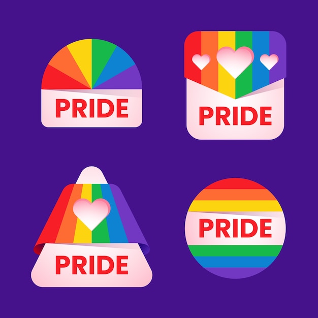 Pride day label pack concept