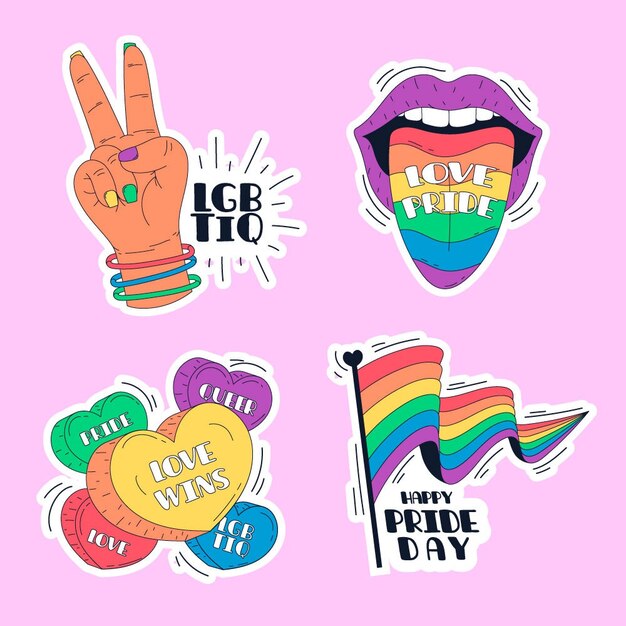 Pride day label pack