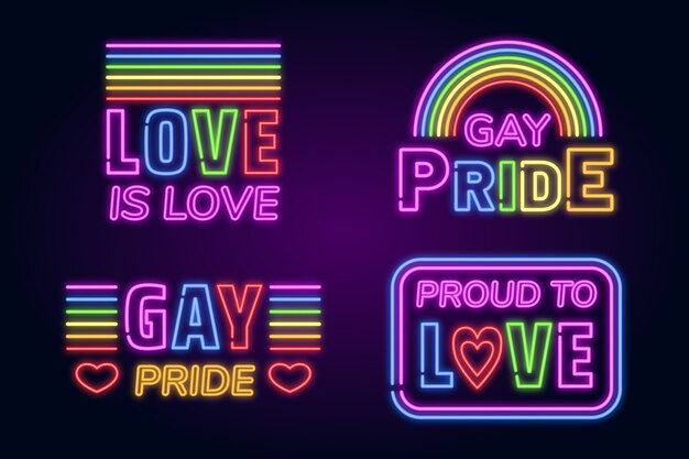 Pride day neonreclames