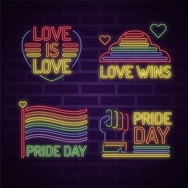 Pride day neonreclames