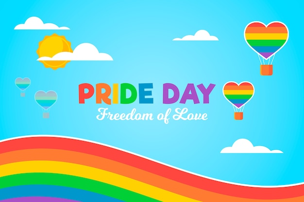 Pride day vlag concept