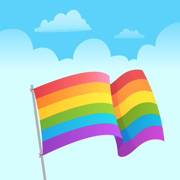 Pride day vlag concept