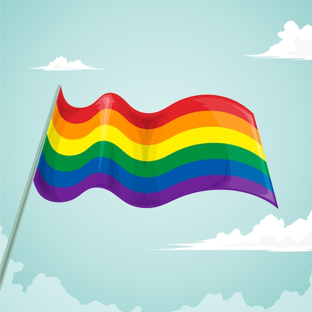 Pride day vlag concept