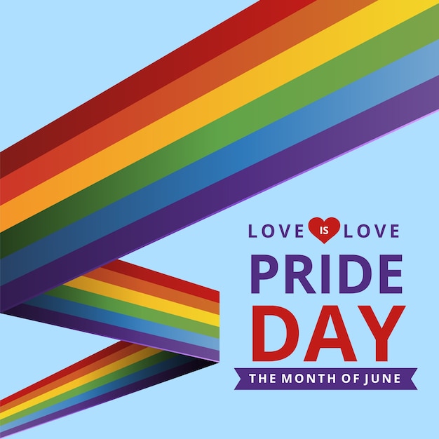Pride day vlag ontwerp