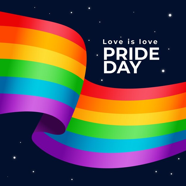 Pride day vlag ontwerp