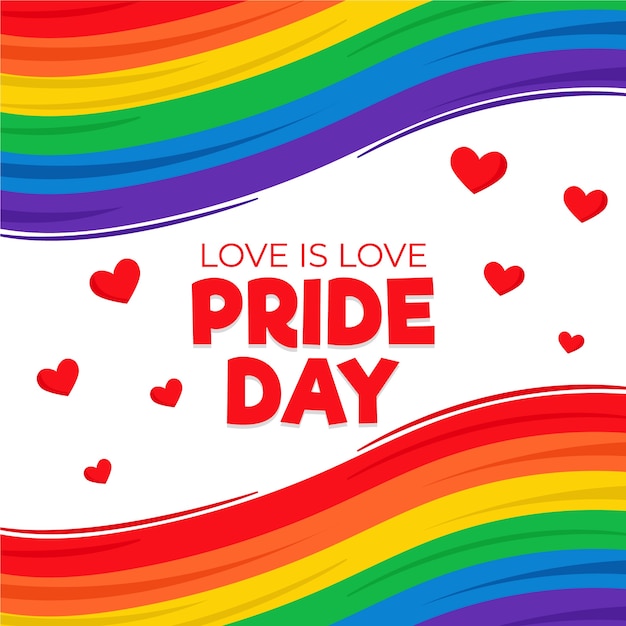 Pride day vlag ontwerp