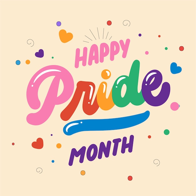 Pride maand belettering