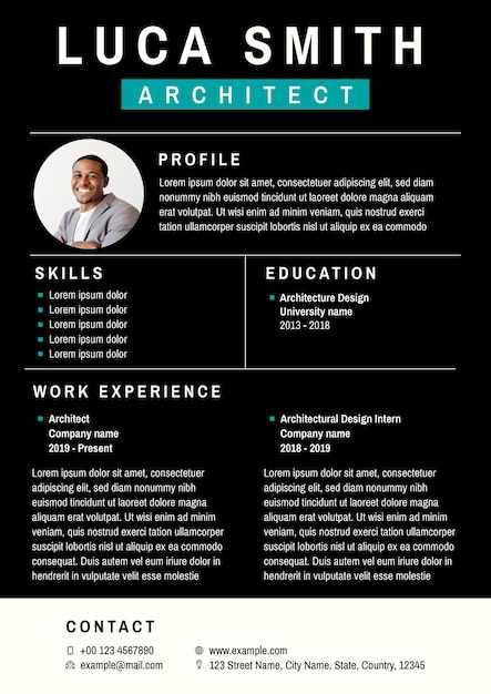 Gratis vector professionele cv bewerkbare sjabloon voor professionals en executive niveau executive