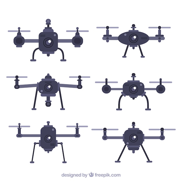 Gratis vector professionele dronken met moderne stijl