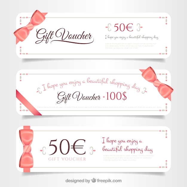 Gratis vector promotionele banner set