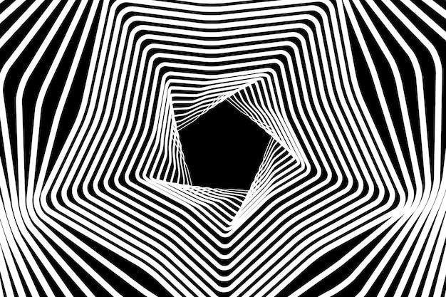 Gratis vector psychedelische optische illusieachtergrond
