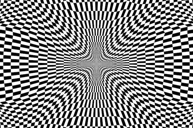 Psychedelische optische illusieachtergrond