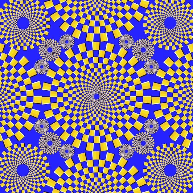 Psychedelische optische illusieachtergrond