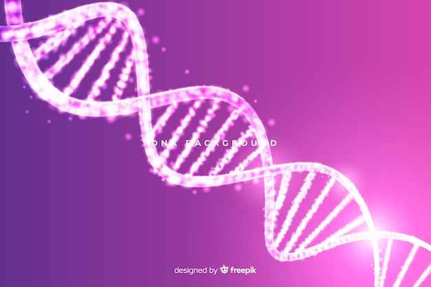 Gratis vector purpere abstracte dna-structuurachtergrond