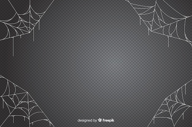 Gratis vector raagbol halloween achtergrond in grijze tinten