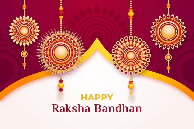 Raksha bandhan achtergrond concept