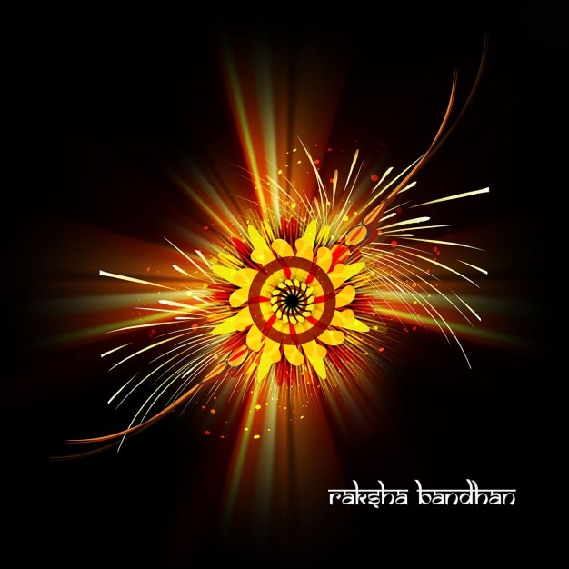 Gratis vector raksha bandhan achtergrond