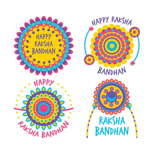 Raksha bandhan badges collectie