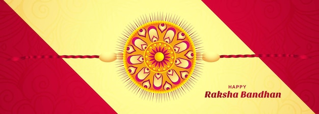 Raksha bandhan festival viering kaart banner achtergrond