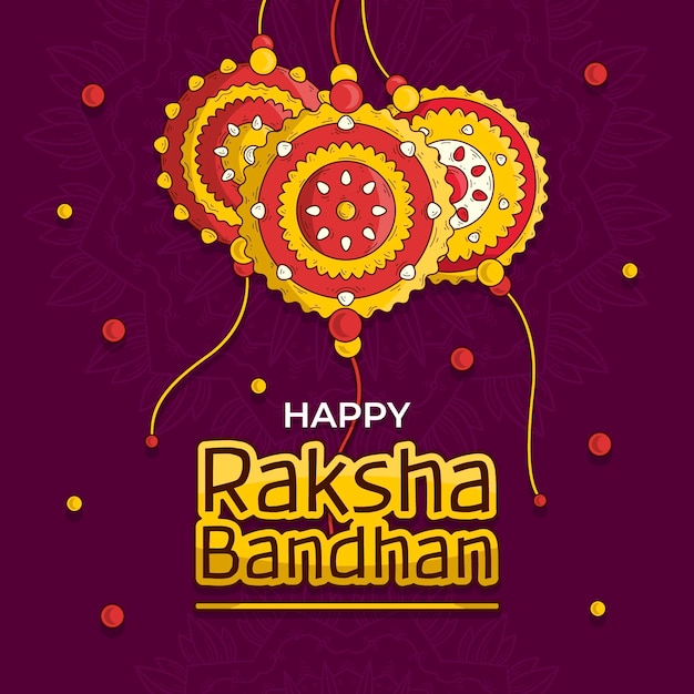 Raksha bandhan met ornamenten