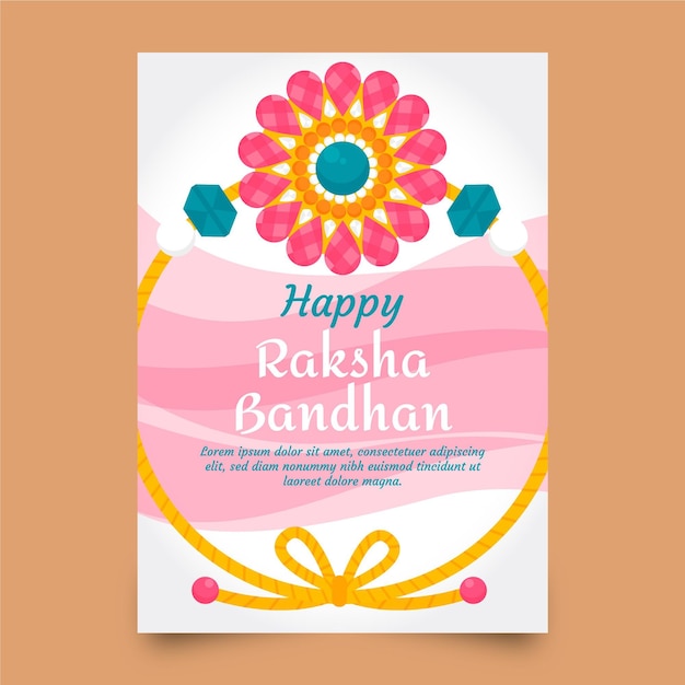 Raksha bandhan wenskaart