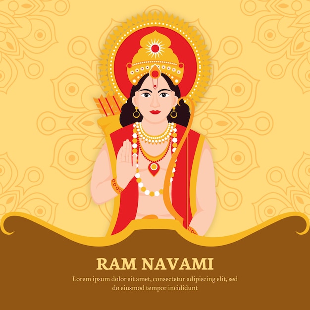 Ram navami met hindoe karakter