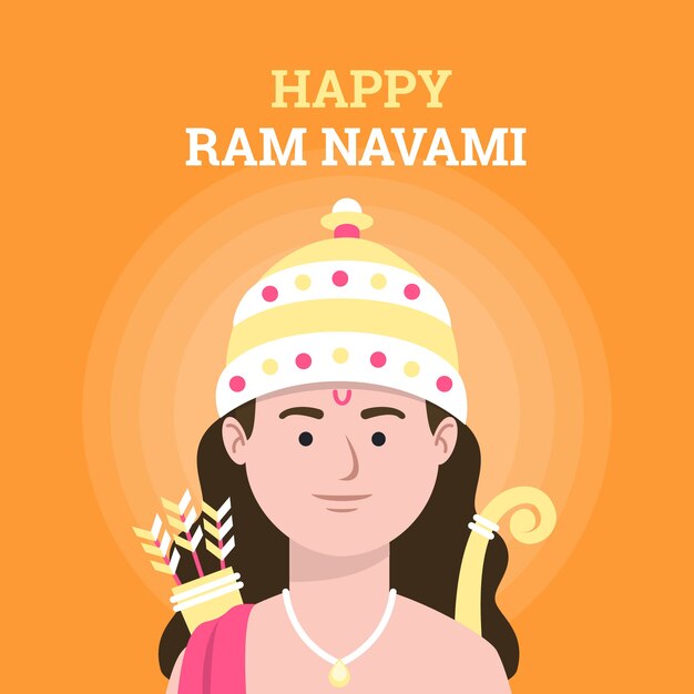 Ram navami plat ontwerp