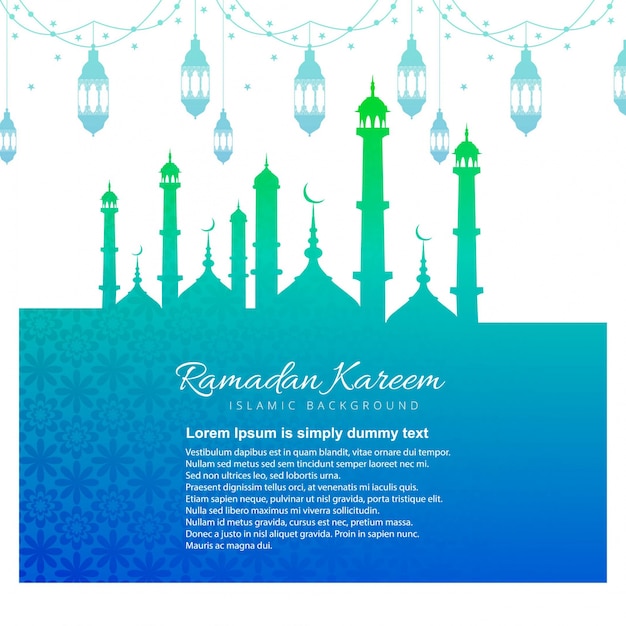 Ramadan kareem achtergrond