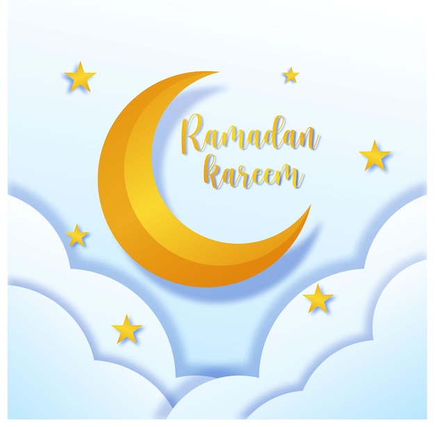 Ramadan kareem instagram-sjabloonpost