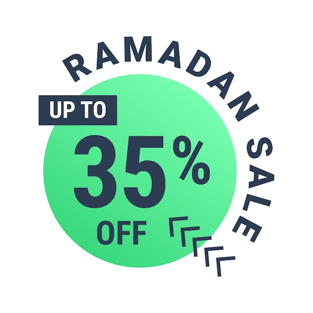 Ramadan super sale krijg tot 35 korting op een gestippelde achtergrondbanner