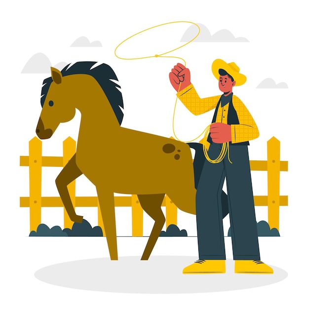 Rancher concept illustratie