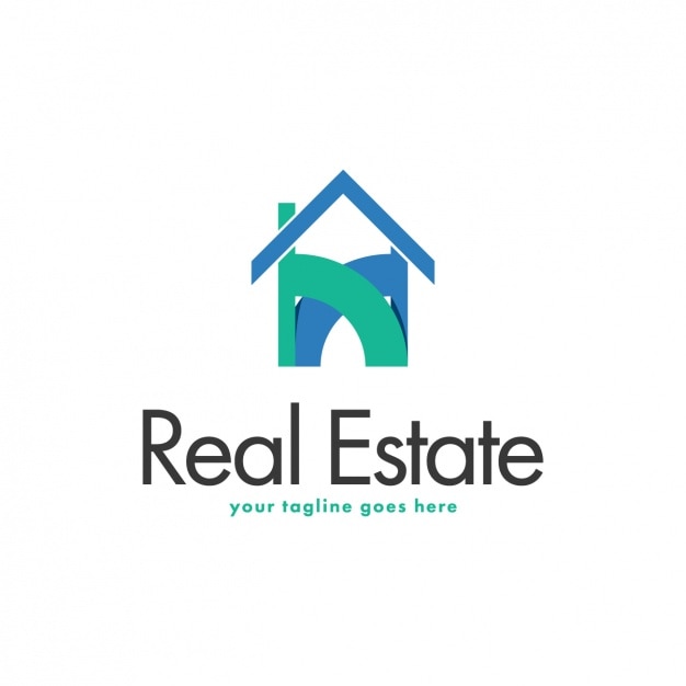 Gratis Vector real estate logo template