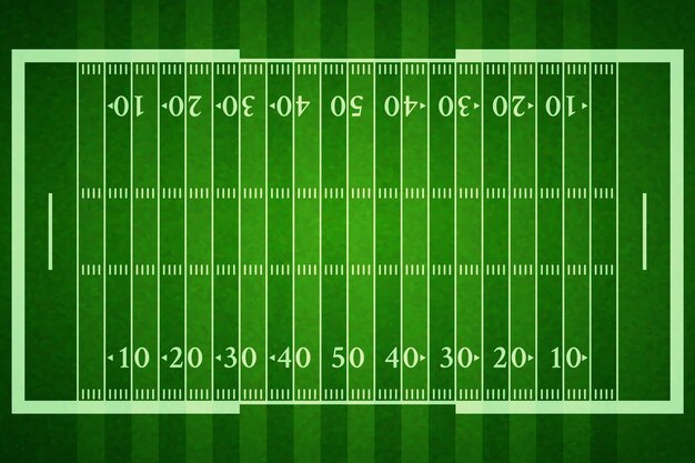 Realistisch Amerikaans voetbalveld