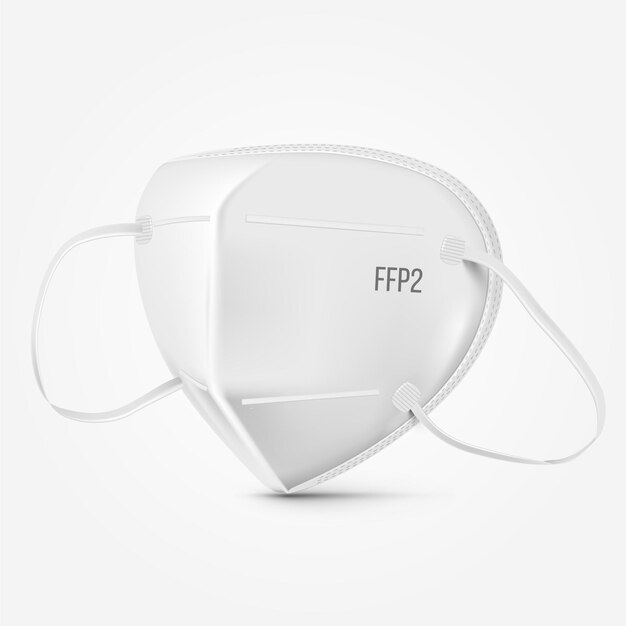 Realistisch FFP2-gezichtsmasker