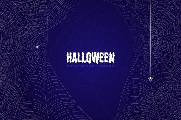 Realistisch halloween-spinnewebbehang