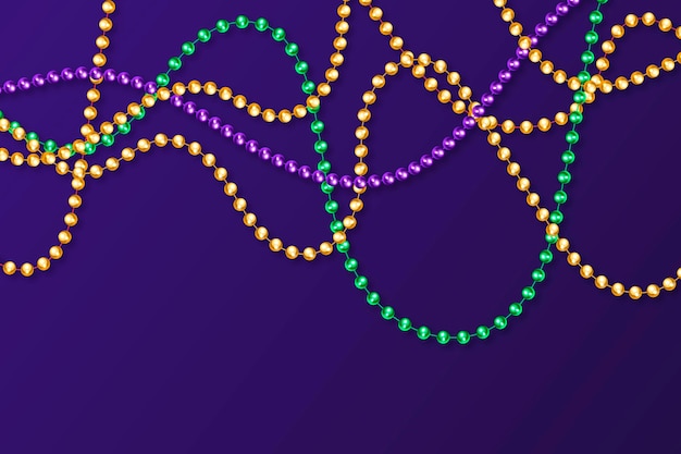 Gratis vector realistisch mardi gras-concept