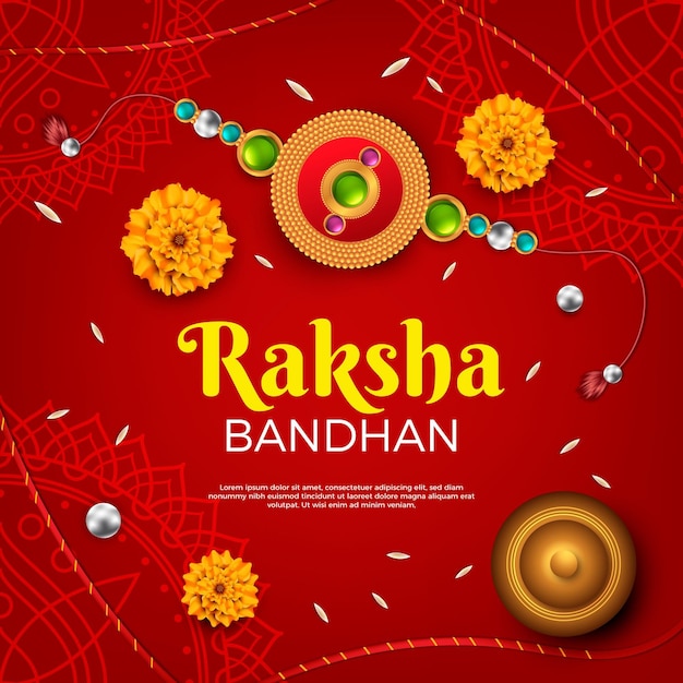 Realistisch raksha bandhan-concept