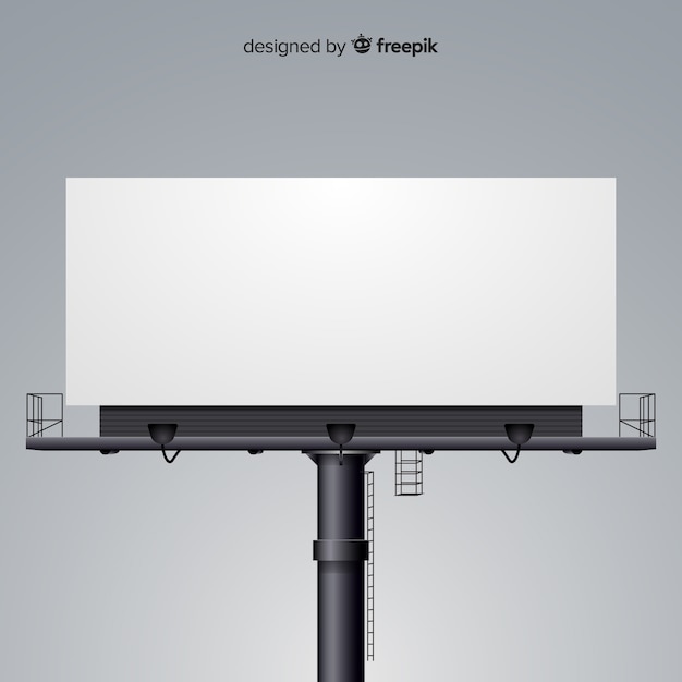 Realistisch reclamebord